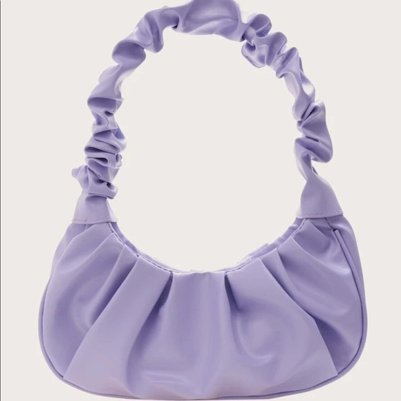SHEIN Handbags - Purple ruched bag